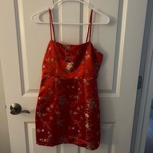 I am Gia satin dress